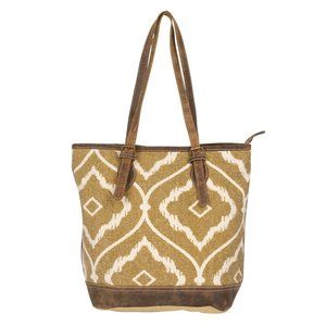 Myra Bag Vivify Tote Purse Canvas Leather